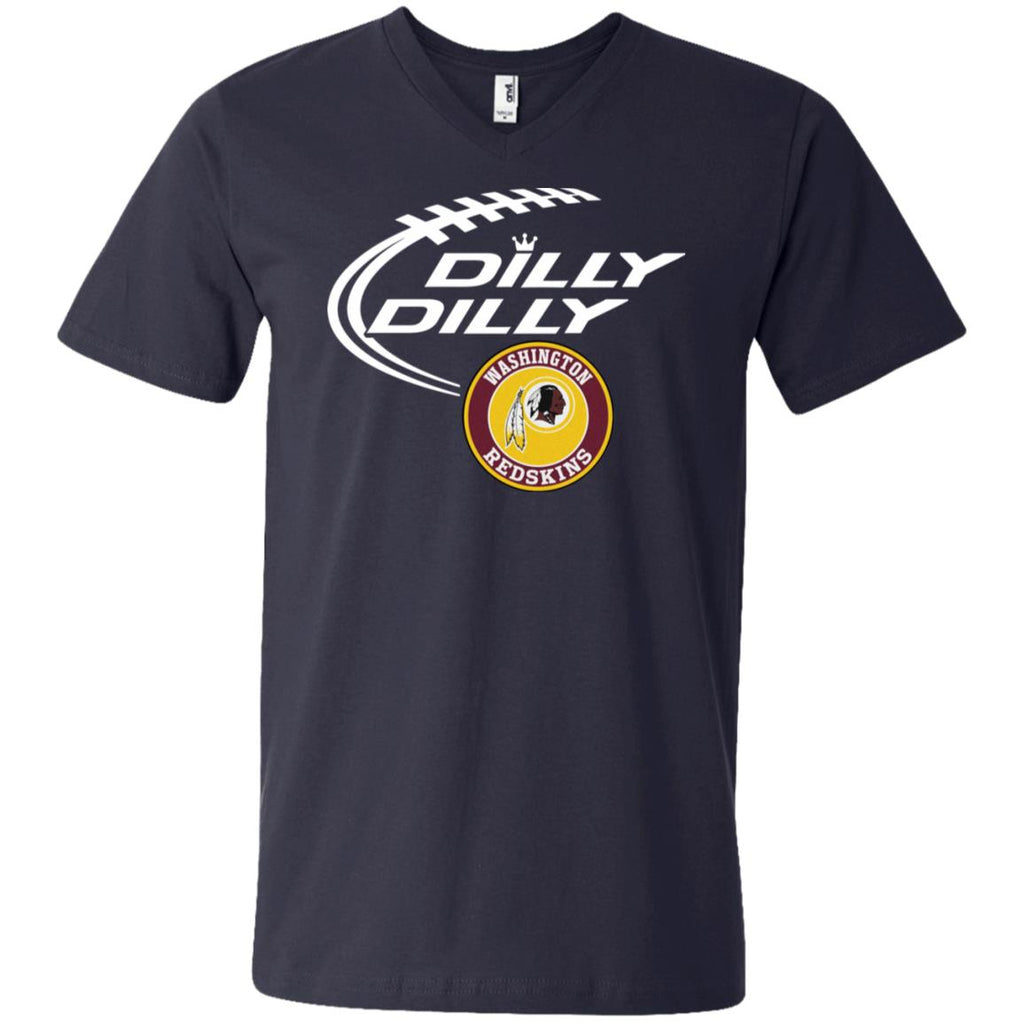 Dilly Dilly Washington Redskins Nfl Football Men V-Neck T-Shirt