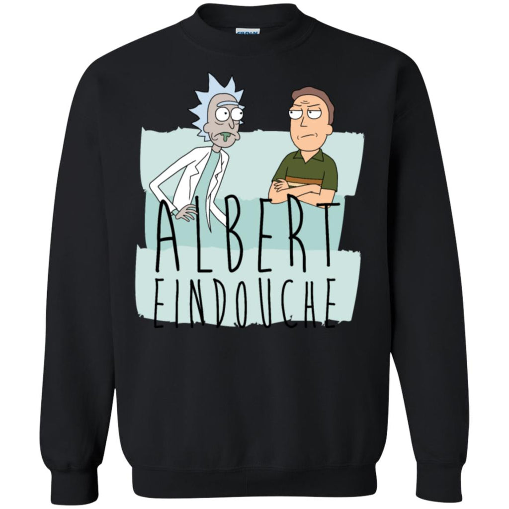Rick And Morty Albert Eindouche Parody Unisex Crewneck Pullover Sweatshirt
