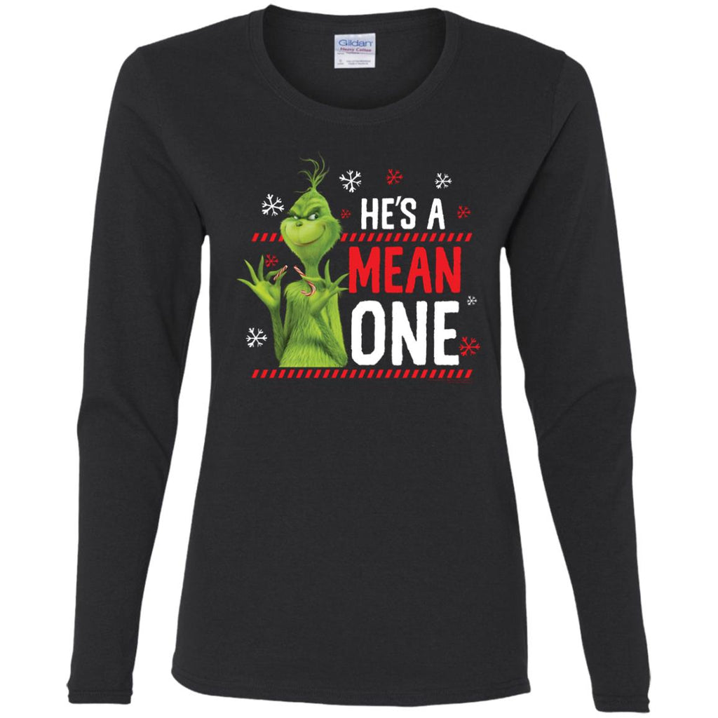 Dr. Seuss The Grinch Me Being Jolly Women Long Sleeve Shirt