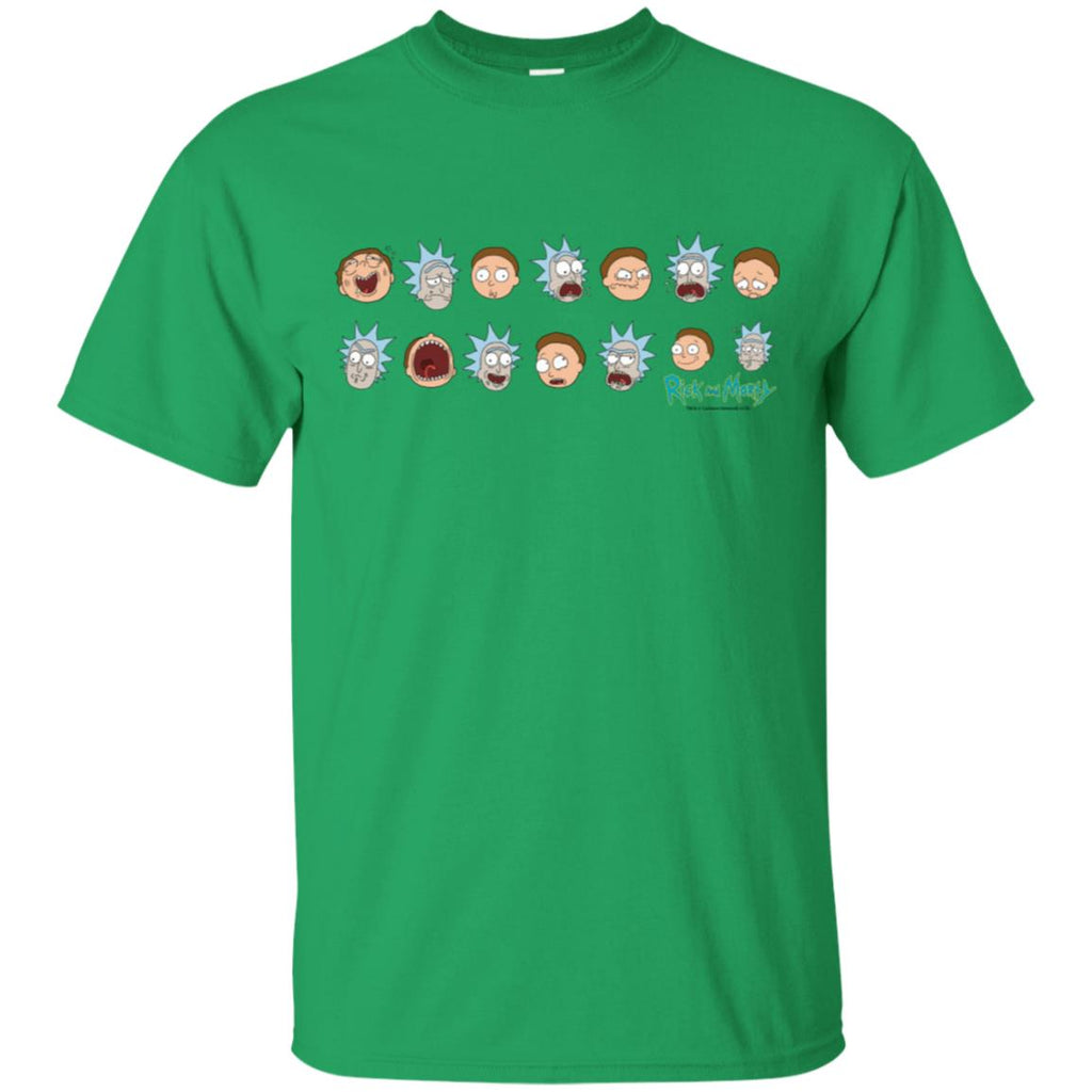 Rick And Morty Expressions Men T-Shirt