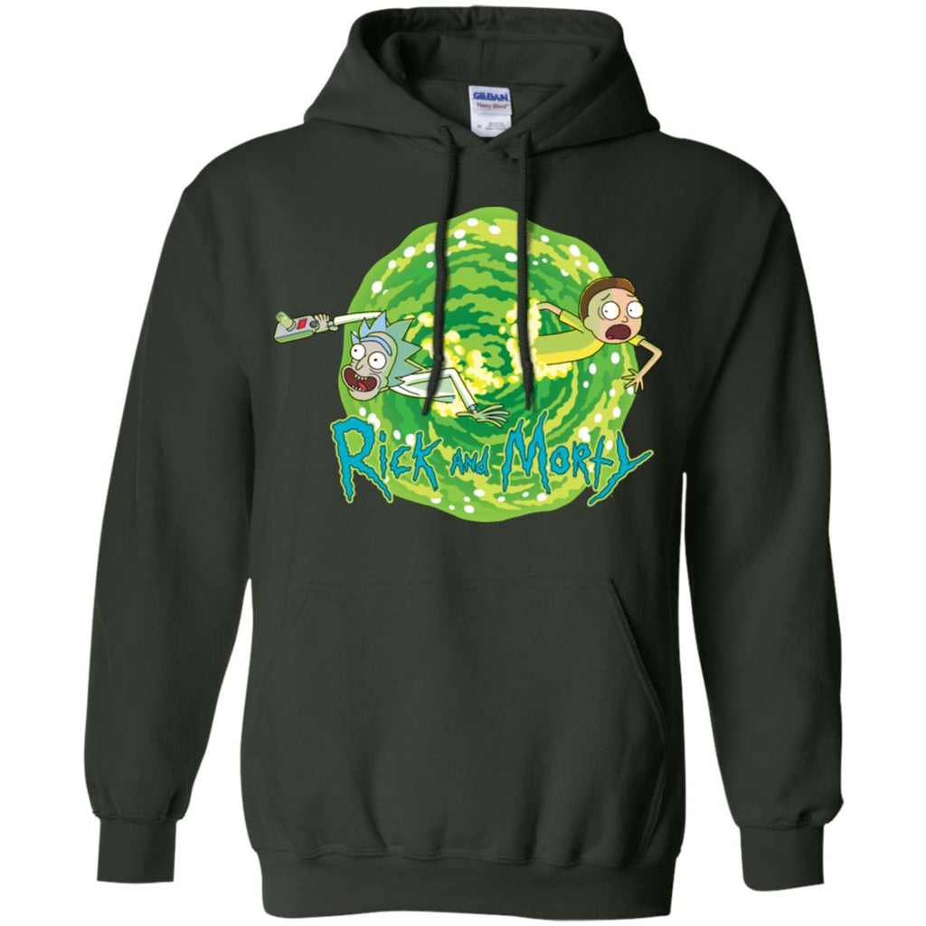 Rick And Morty Multidimensional Travel Men Pullover Hoodie