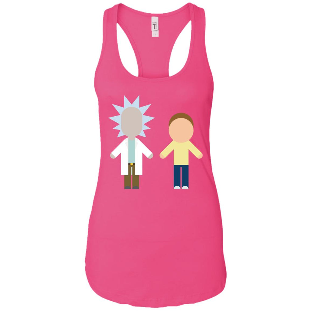 Rick And Morty Chibi Style Women Tank