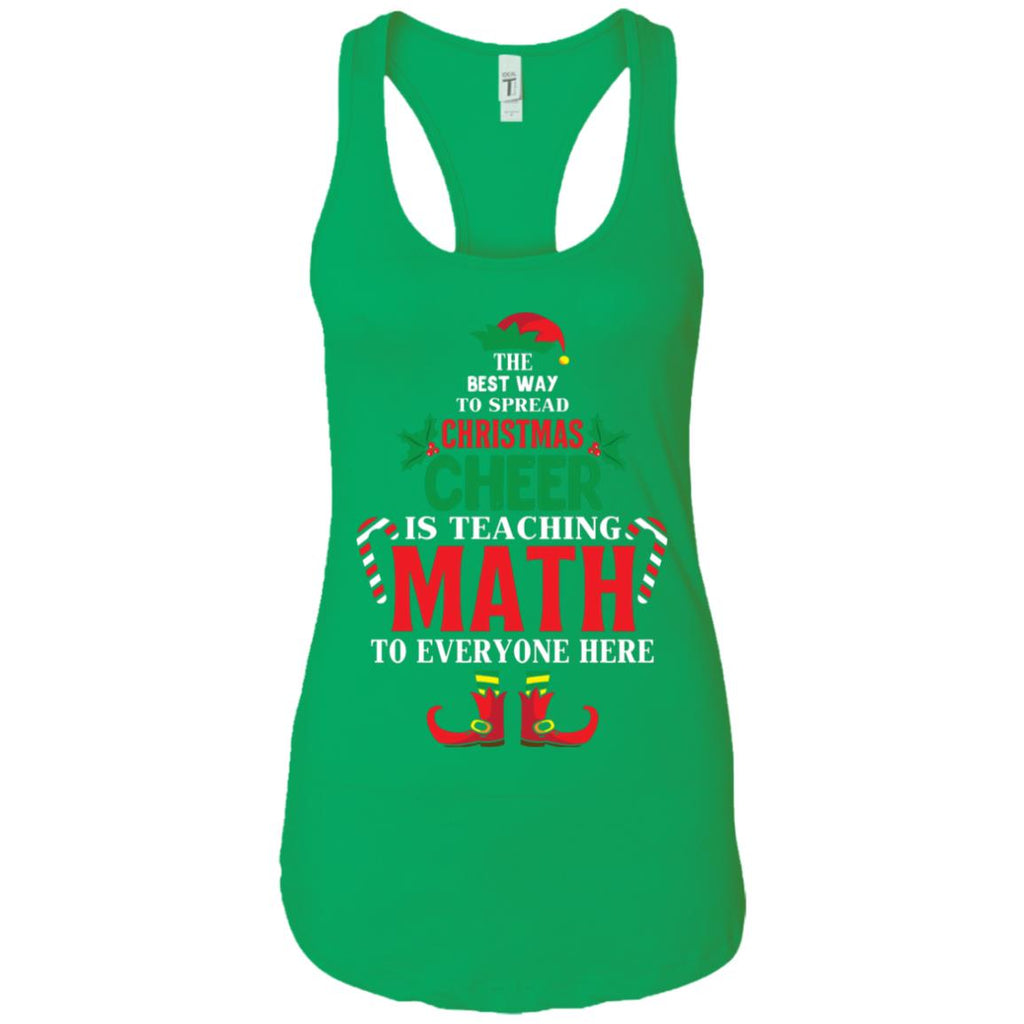 Christmas Cheer Is Teaching Math Women Tank