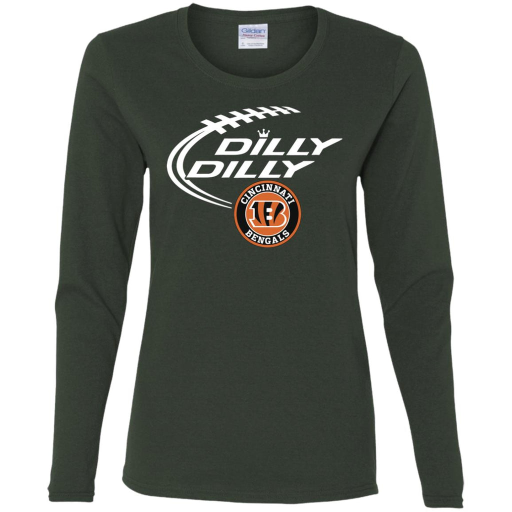 Dilly Dilly Cincinnati Bengal Nfl Football Women Long Sleeve Shirt