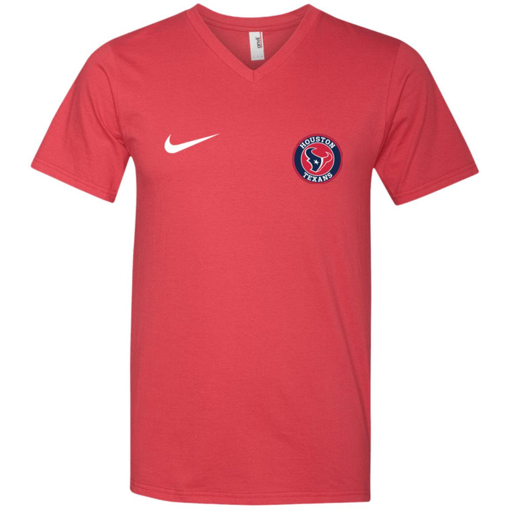 Nike Houston Texans Nfl Football Men V-Neck T-Shirt