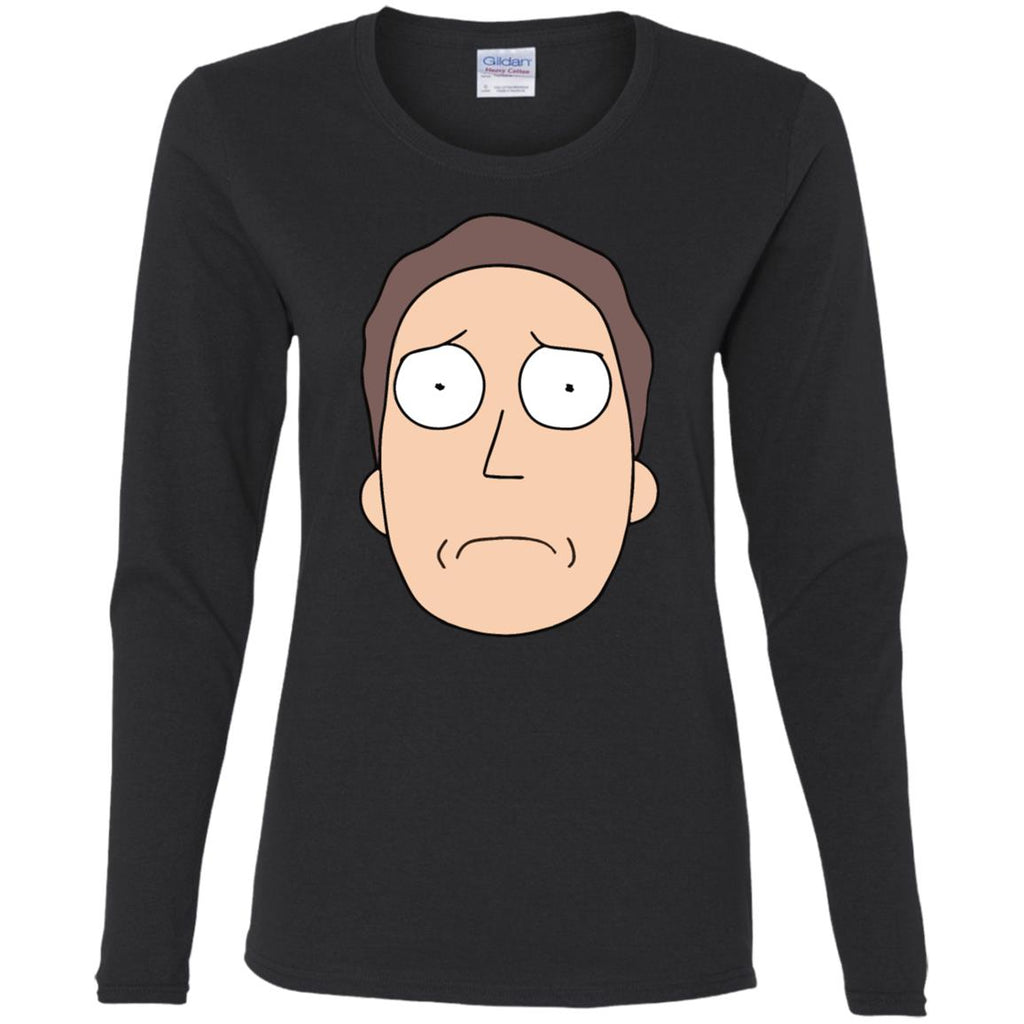 Rick And Morty Jerry Smith Women Long Sleeve Shirt
