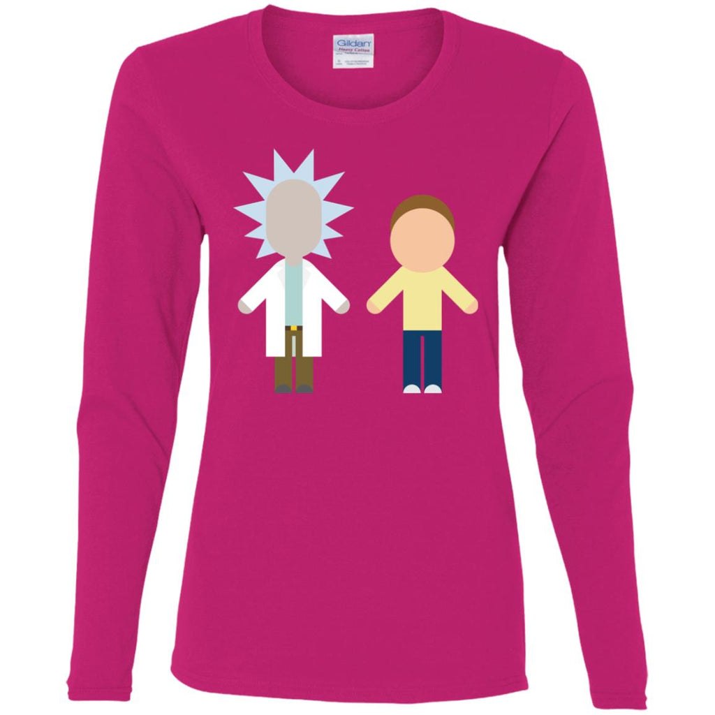 Rick And Morty Chibi Style Women Long Sleeve Shirt