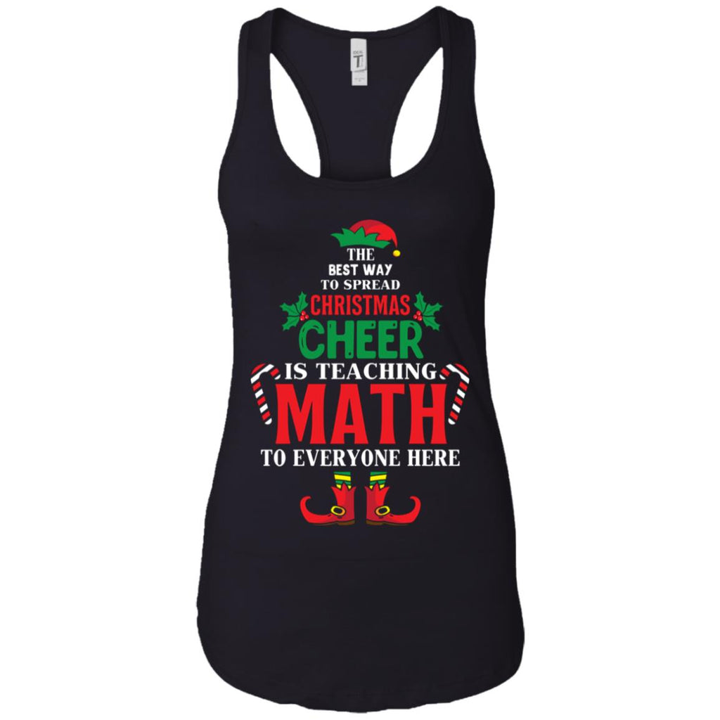 Christmas Cheer Is Teaching Math Women Tank