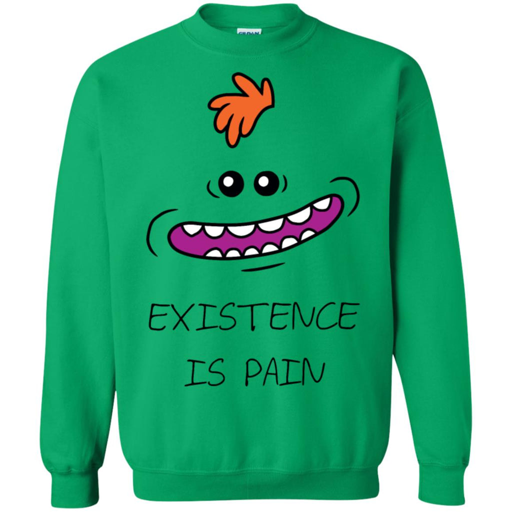 Rick And Morty Mr Meeseeks Existence Is Pain Unisex Crewneck Pullover Sweatshirt