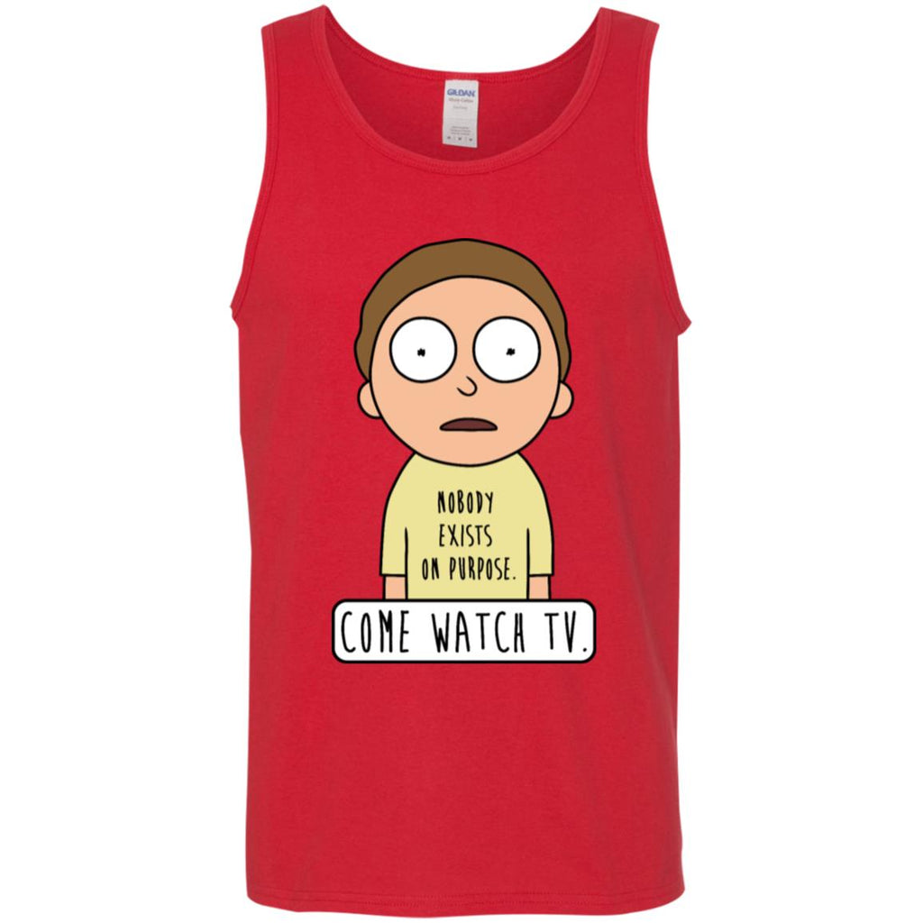 Rick And Morty Come Watch Tv Quote Men Tank Top