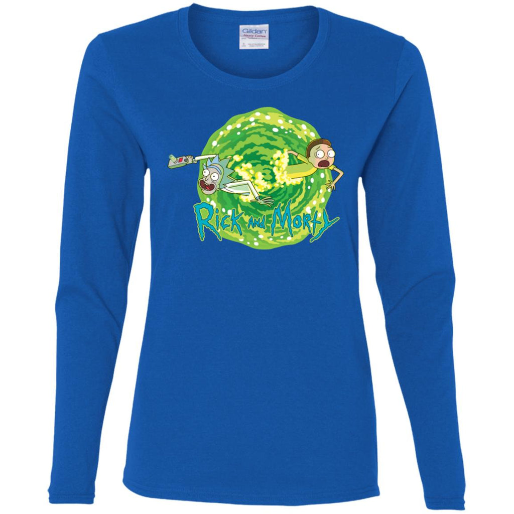 Rick And Morty Multidimensional Travel Women Long Sleeve Shirt