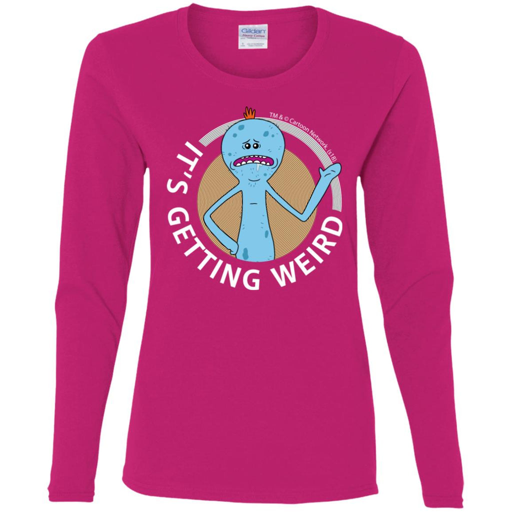 Rick And Morty Mr Meeseeks It's Getting Weird Mug Women Long Sleeve Shirt