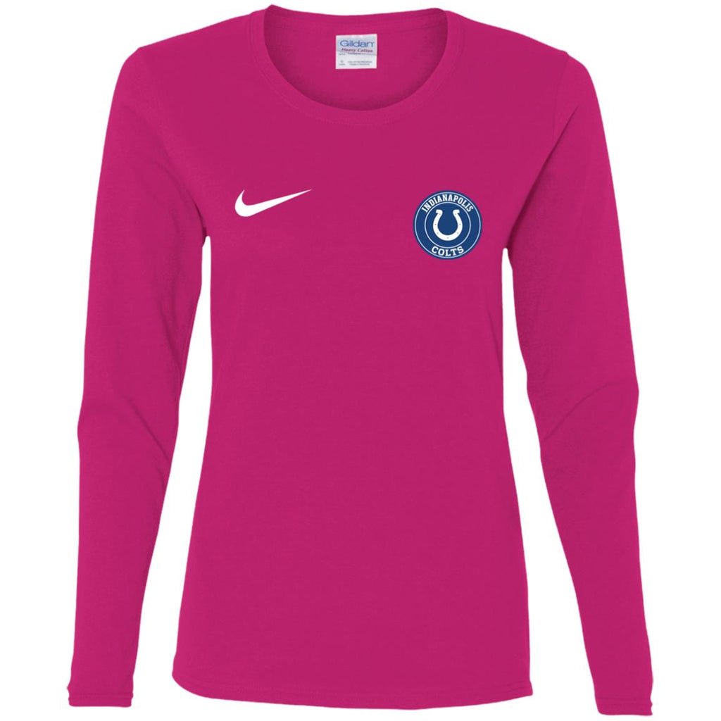 Nike Indianapolis Colts Nfl Football Women Long Sleeve Shirt