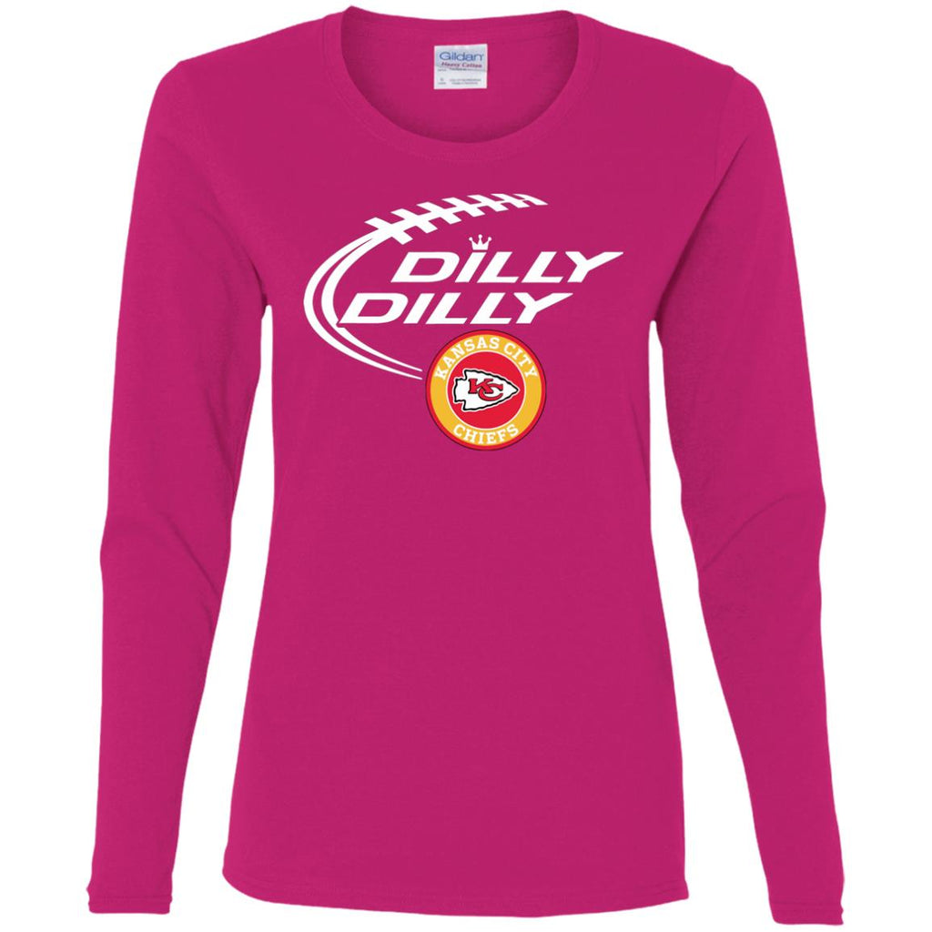 Dilly Dilly Kansas City Chiefs Nfl Football Women Long Sleeve Shirt