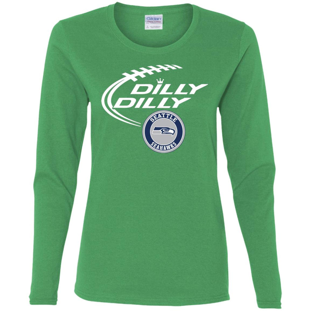 Dilly Dilly Seatle Seahawk Nfl Football Women Long Sleeve Shirt