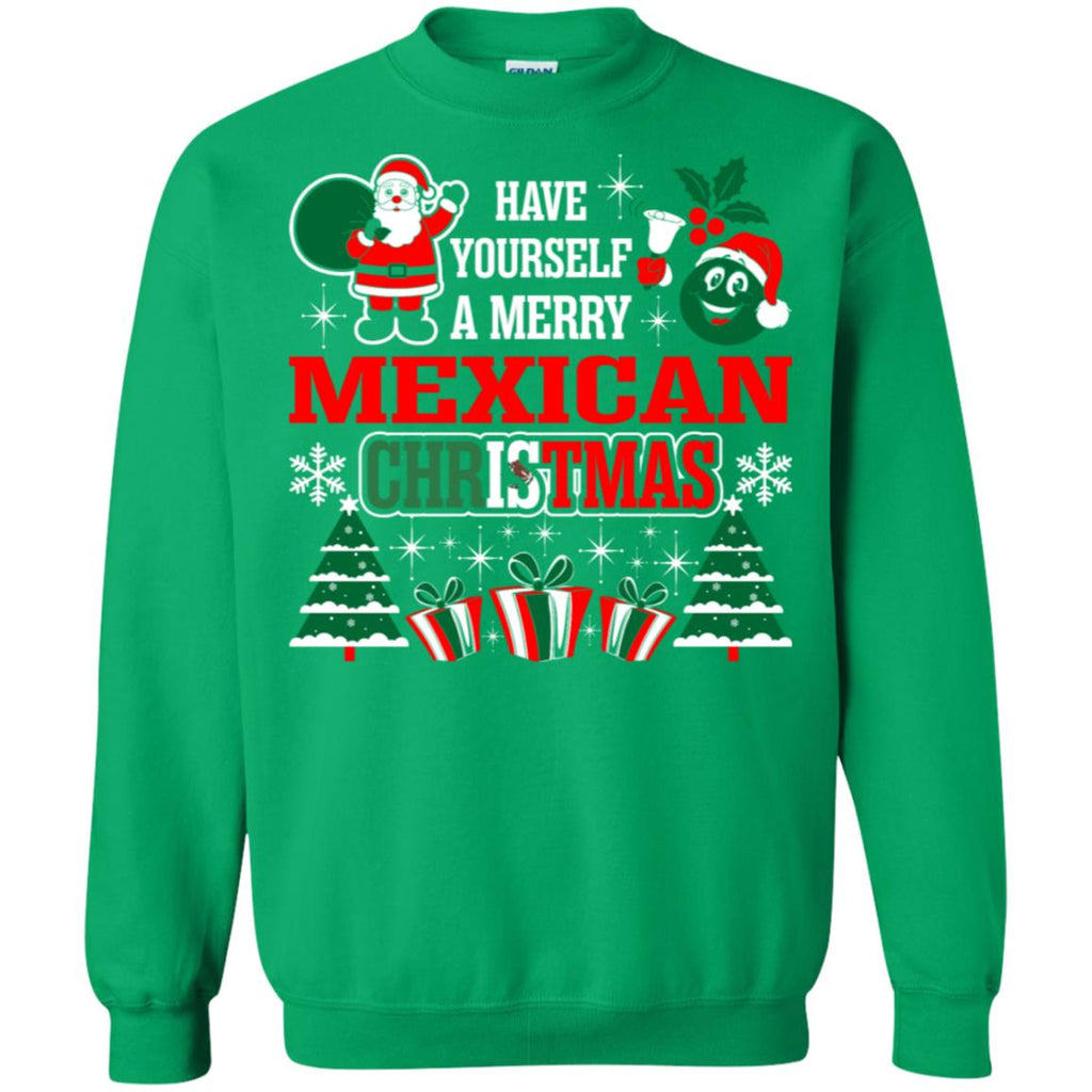 Have Yourself A Merry Mexican Christmas Unisex Crewneck Pullover Sweatshirt