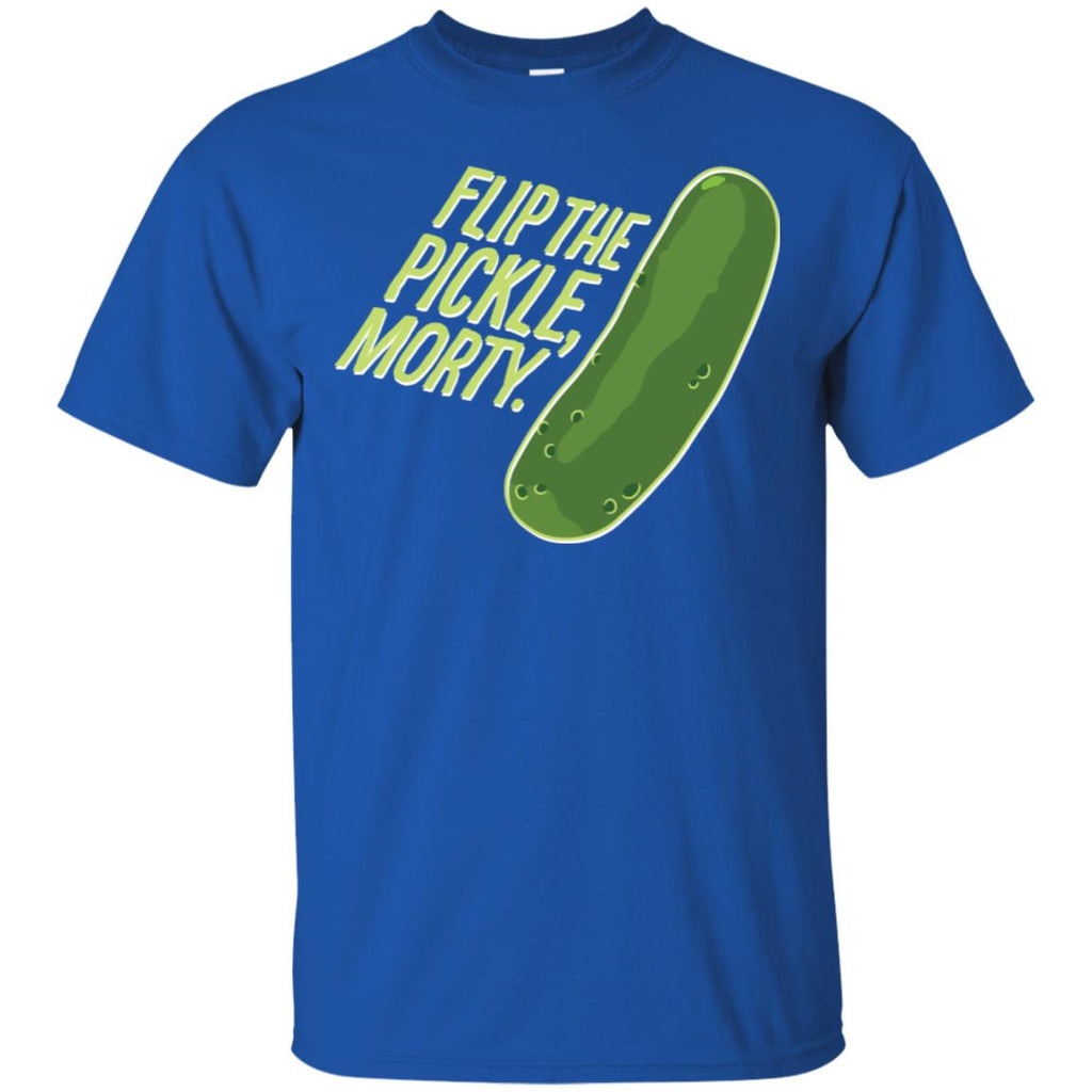 Rick And Morty Flip The Pickle Quote Men T-Shirt