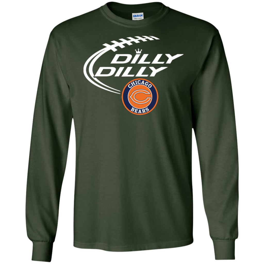 Dilly Dilly Chicago Bears Nfl Football Men Long SLeeve Shirt