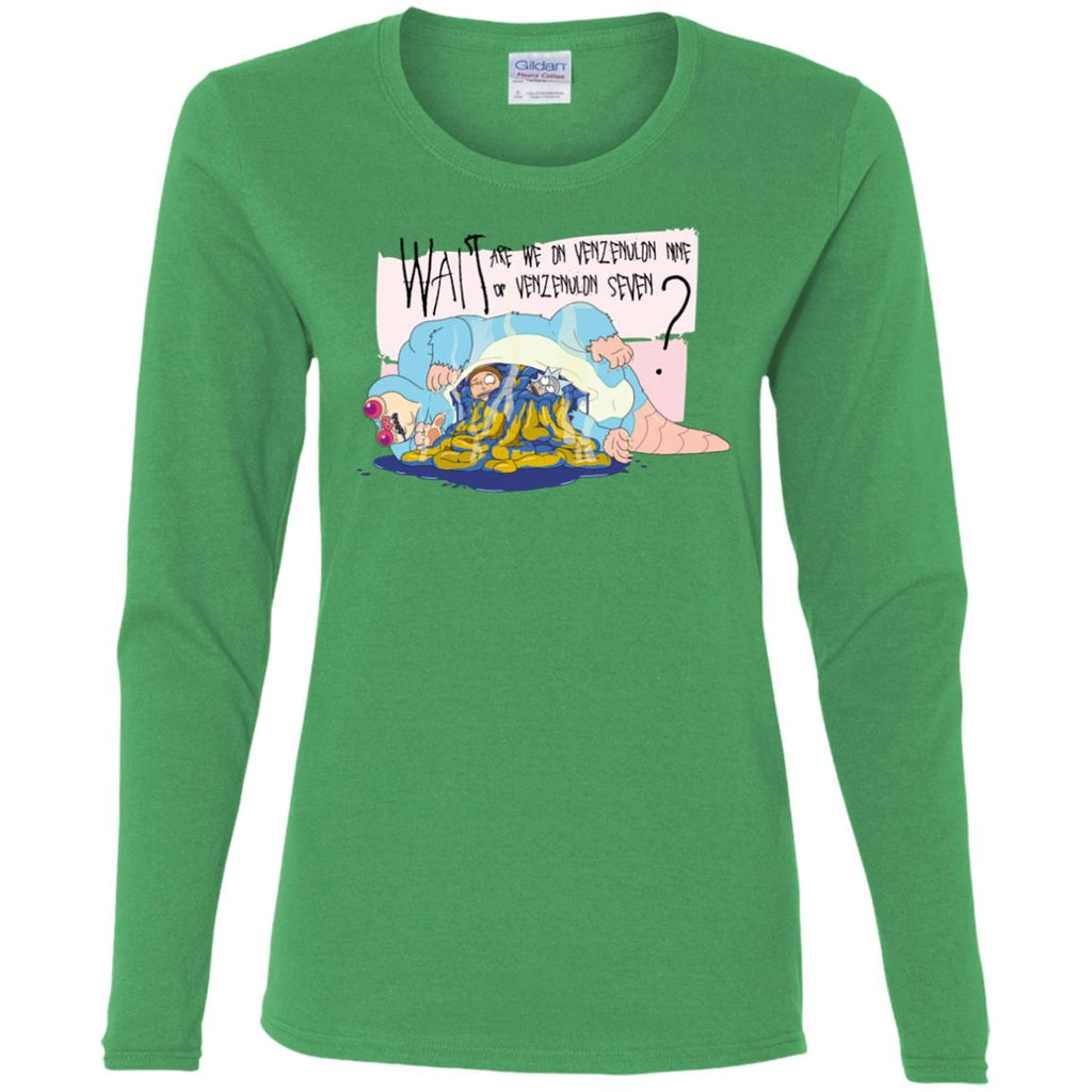 Ricky And Morty Which Venzenulon Are We On Women Long Sleeve Shirt