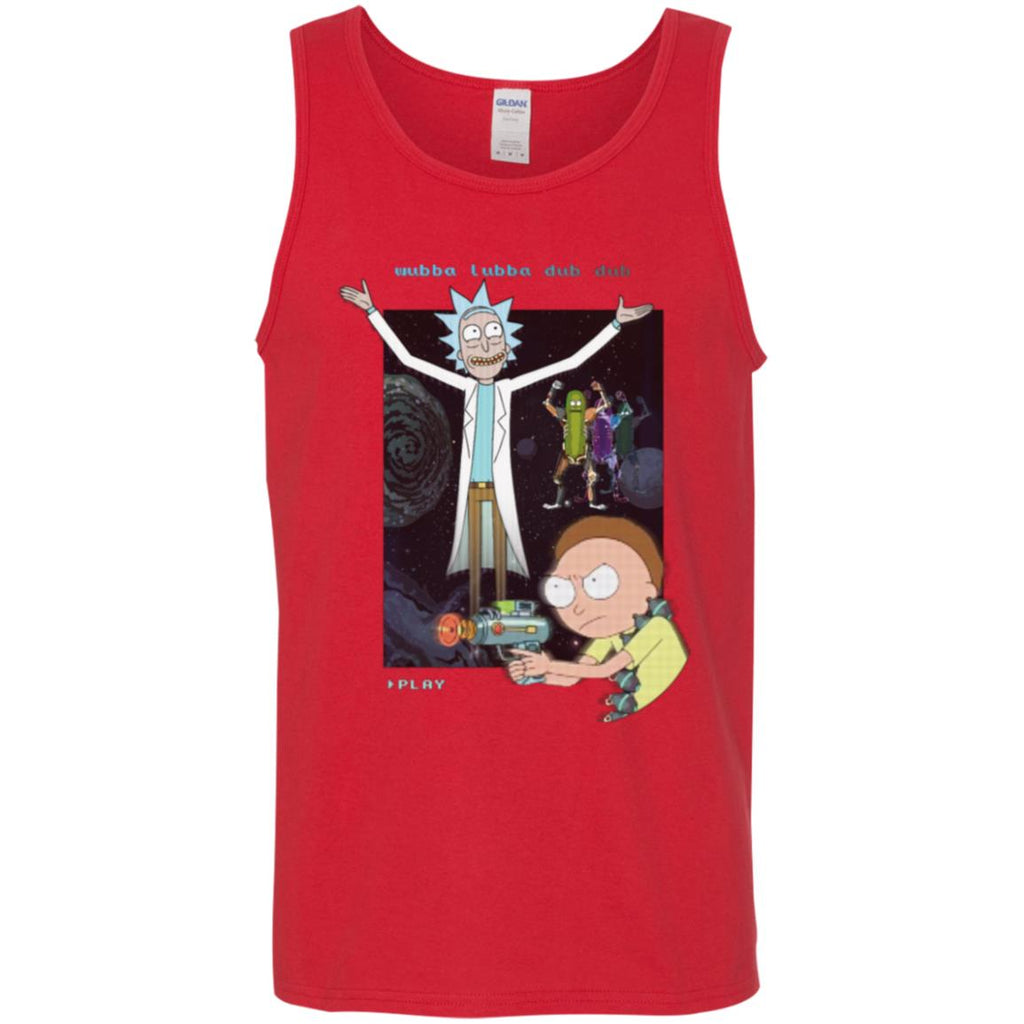 Rick And Morty Retro Video Game Men Tank Top