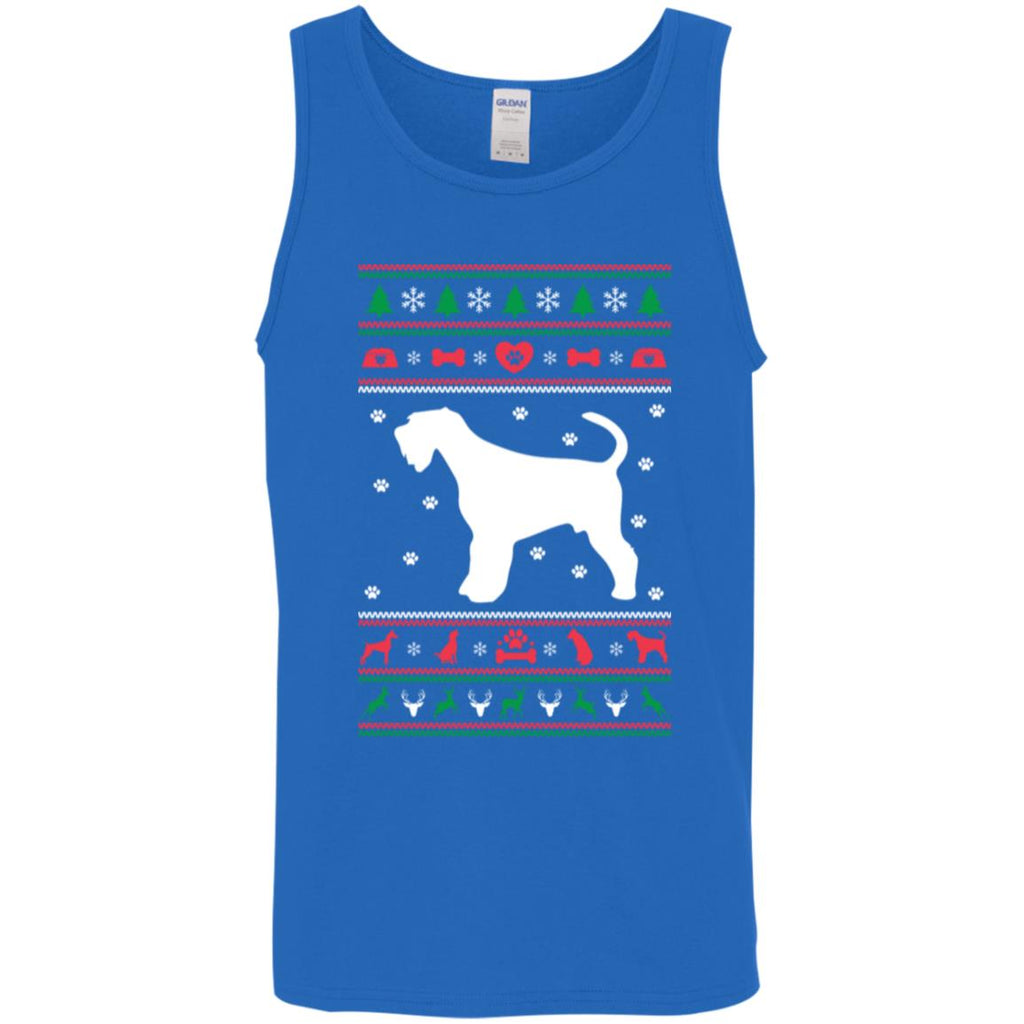 Christmas Airedale Dog Men Tank Top