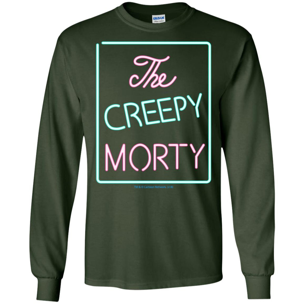 Rick And Morty The Creepy Morty Men Long SLeeve Shirt