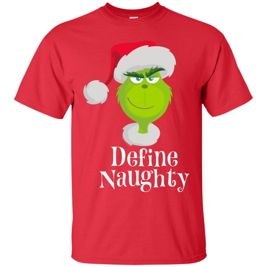 Dr. Seuss The Grinch Naughty Grinch Christmas Men T-Shirt