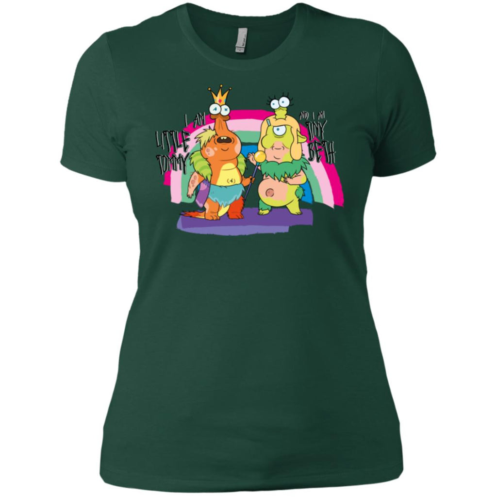 Rick And Morty Little Tommy And Tiny Beth Women T-Shirt