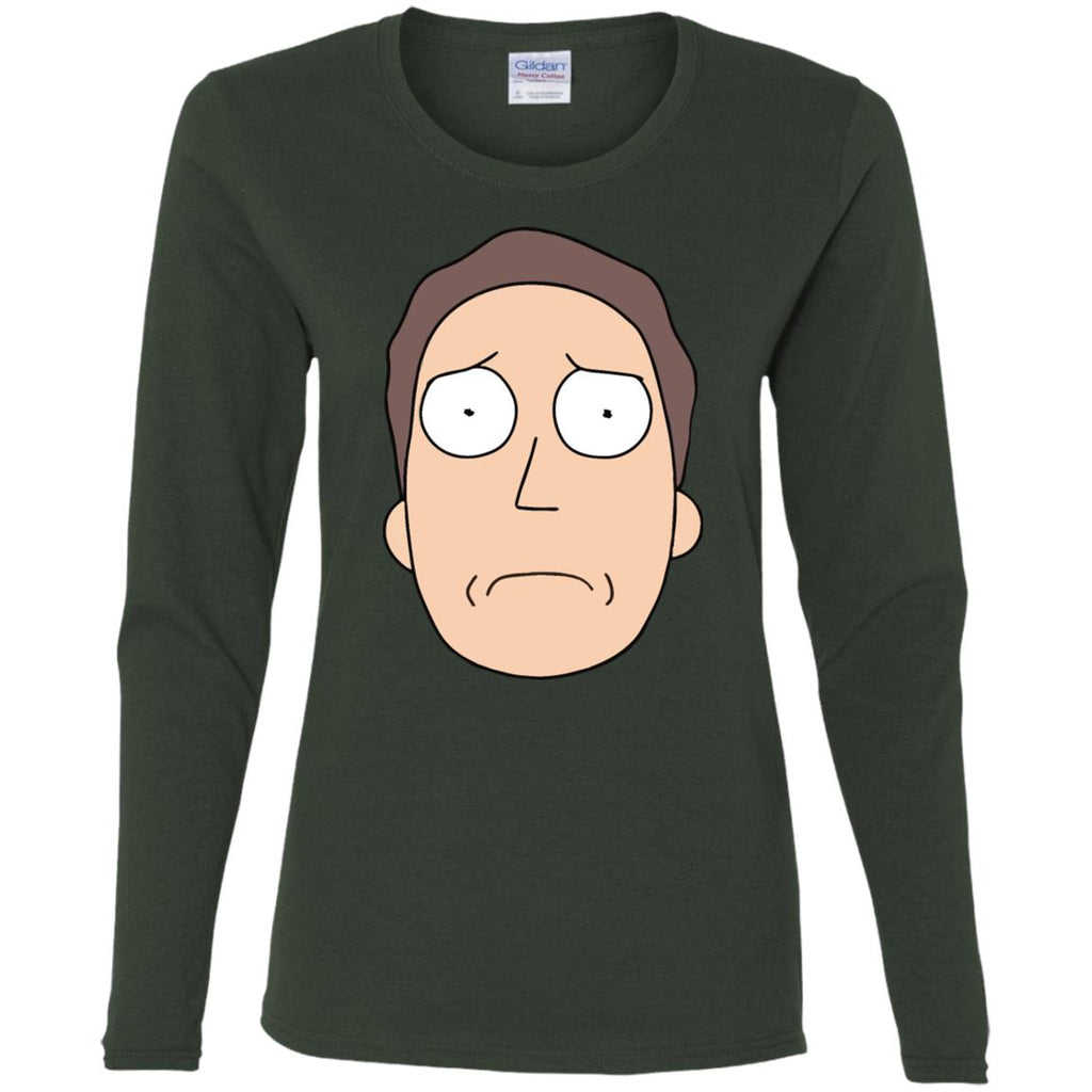 Rick And Morty Jerry Smith Women Long Sleeve Shirt