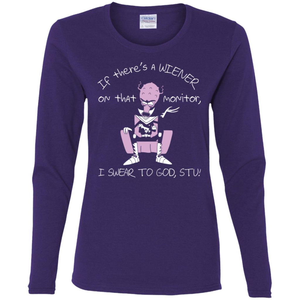 Rick And Morty If There's A Wiener Women Long Sleeve Shirt