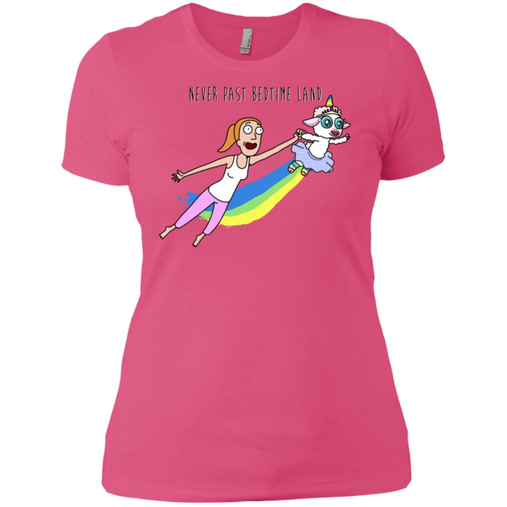 Rick And Morty Summer Never Past Bedtime Land Women T-Shirt