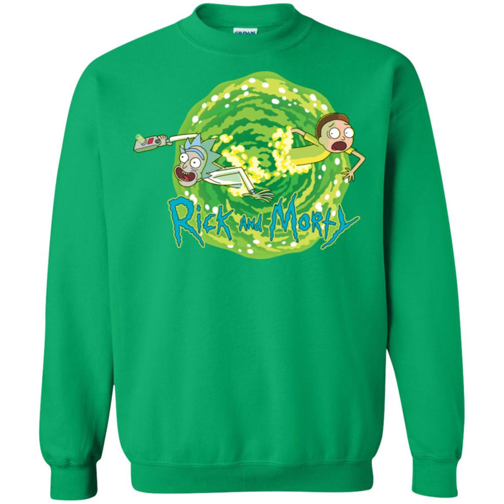 Rick And Morty Multidimensional Travel Unisex Crewneck Pullover Sweatshirt