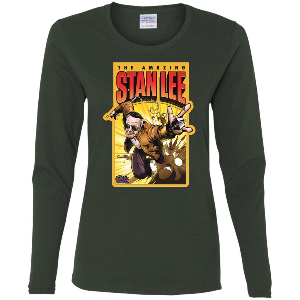 Pow - Entertainment's Amazing Stan Lee Women Long Sleeve Shirt