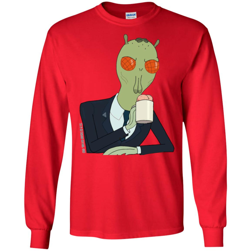 Rick And Morty Cornvelious Daniel Men Long SLeeve Shirt