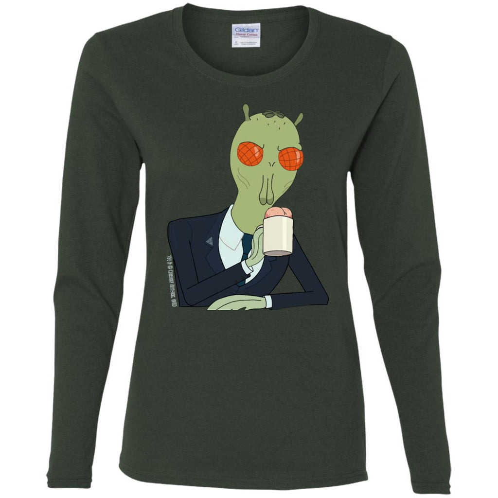 Rick And Morty Cornvelious Daniel Women Long Sleeve Shirt