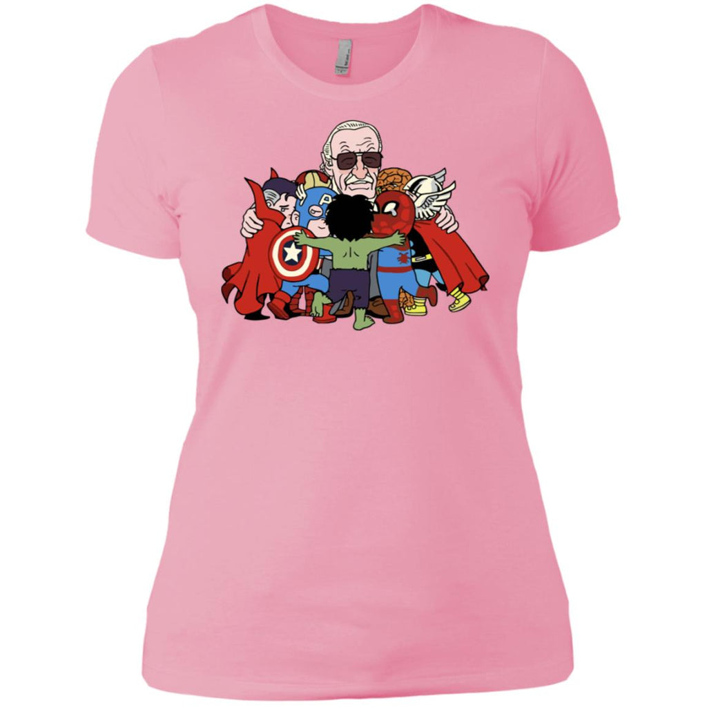 Stan Lee Shirt - Father Of Super Heroes Women T-Shirt