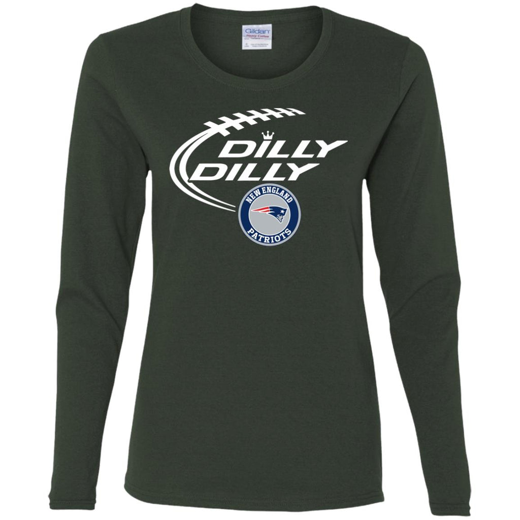 Dilly Dilly New England Patriots Nfl Football Women Long Sleeve Shirt