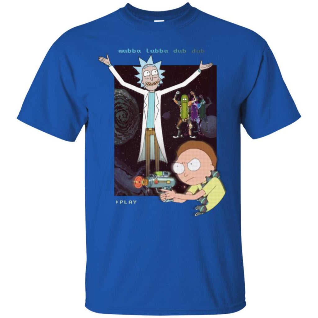 Rick And Morty Retro Video Game Men T-Shirt