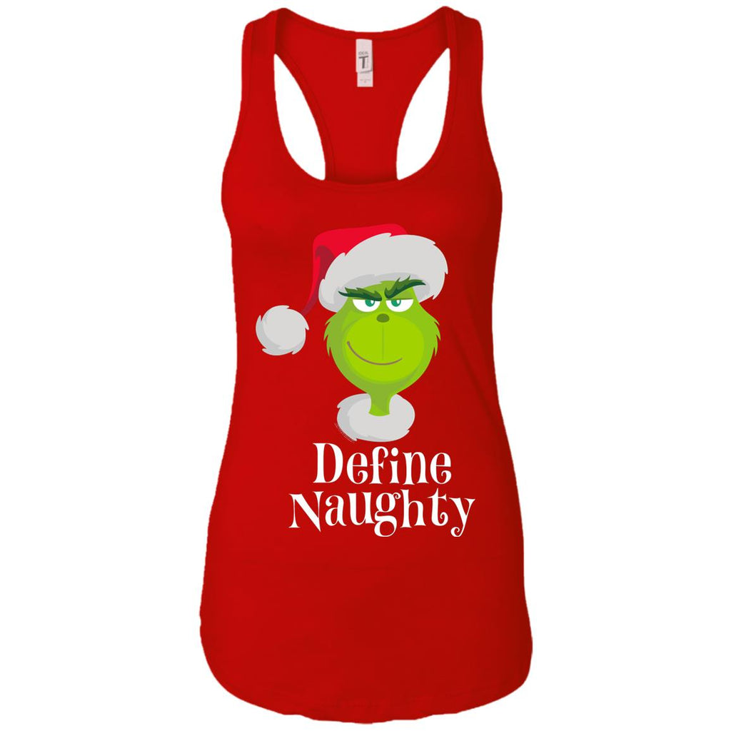 Dr. Seuss The Grinch Naughty Grinch Christmas Women Tank