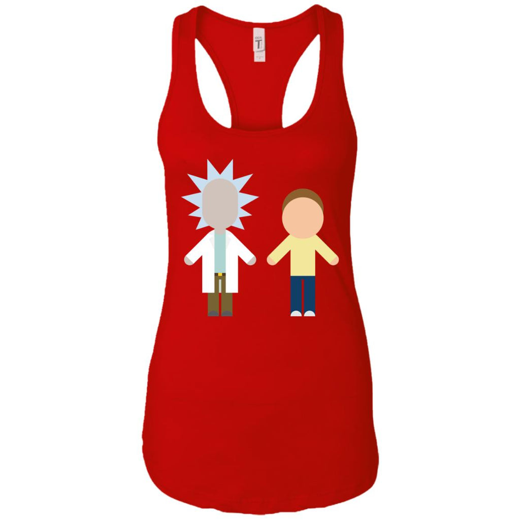 Rick And Morty Chibi Style Women Tank