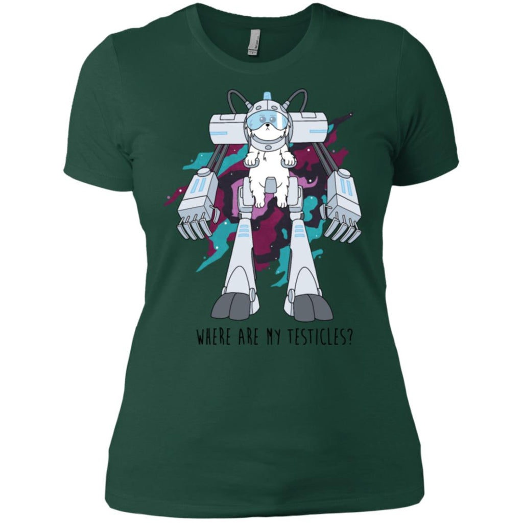Rick And Morty Snuffles Funny Women T-Shirt