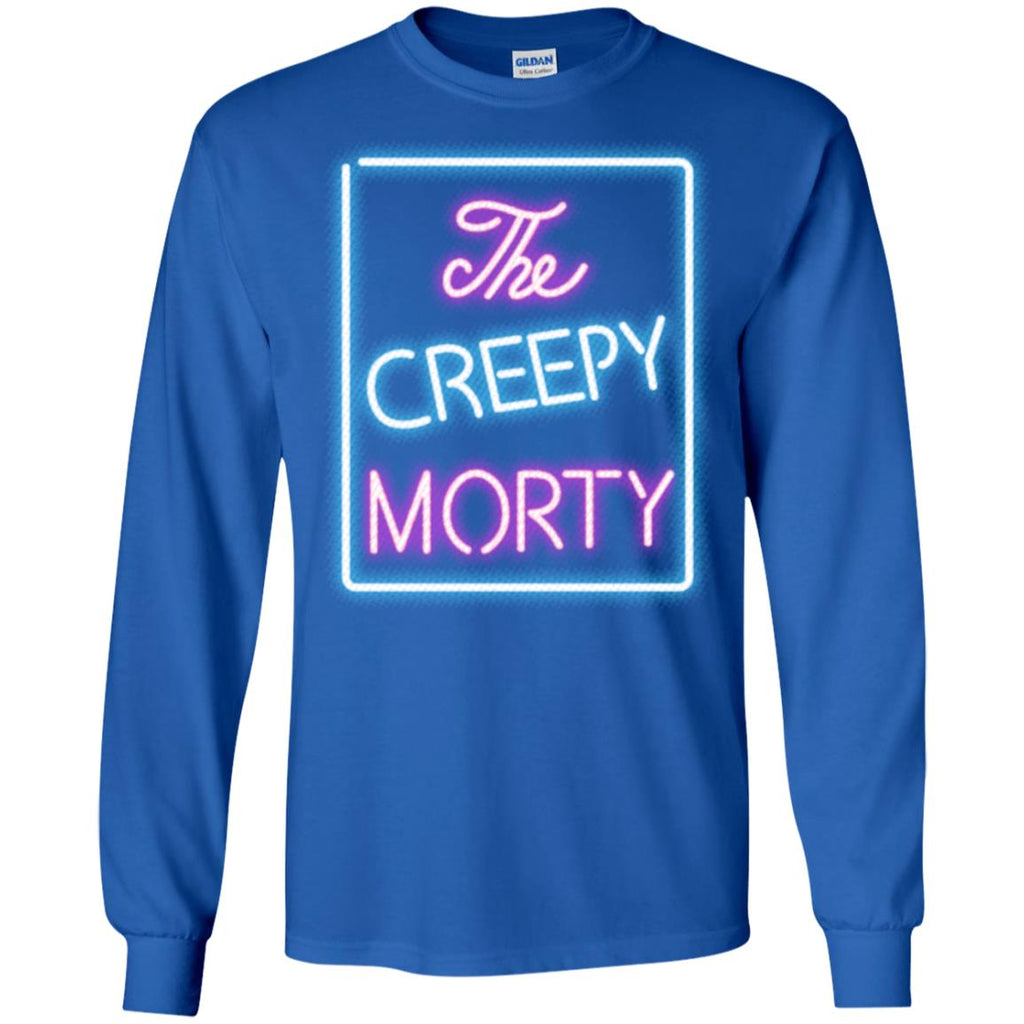 Rick And Morty The Creepy Morty Club Men Long SLeeve Shirt
