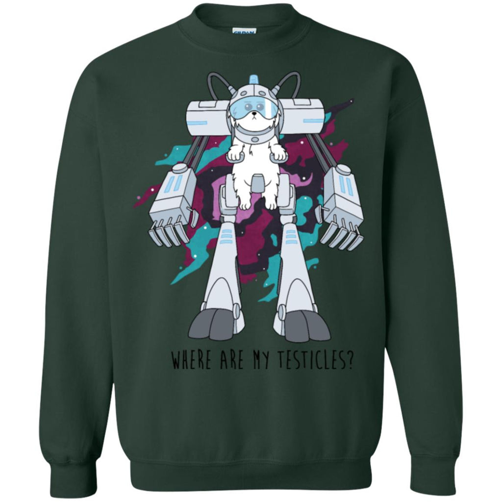 Rick And Morty Snuffles Funny Unisex Crewneck Pullover Sweatshirt