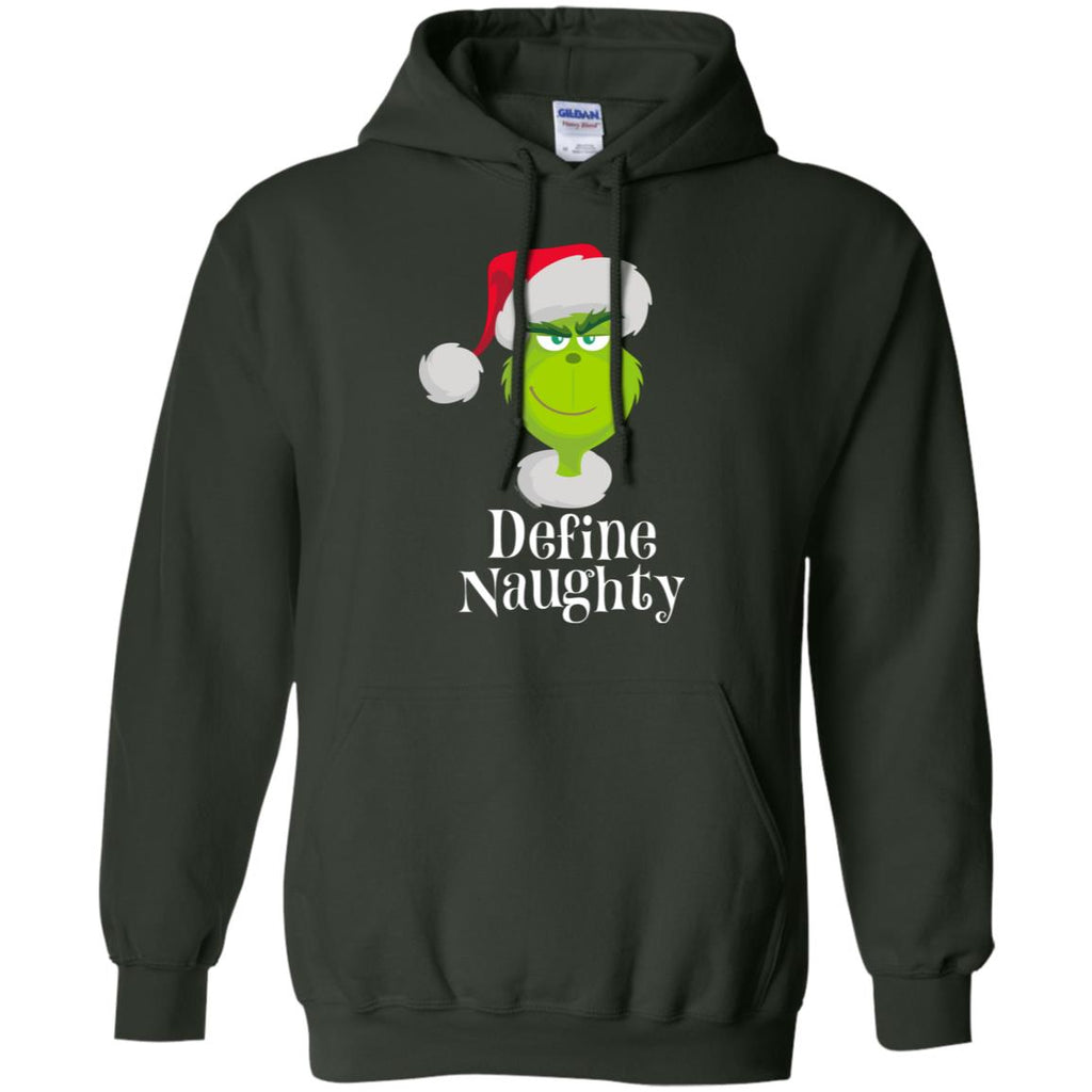 Dr. Seuss The Grinch Naughty Grinch Christmas Men Pullover Hoodie