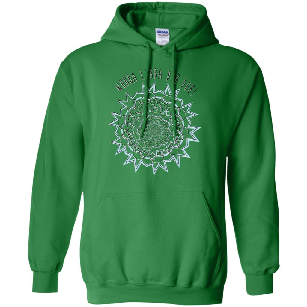 Rick And Morty Wubba Lubba Dub Dub Slogan Men Pullover Hoodie