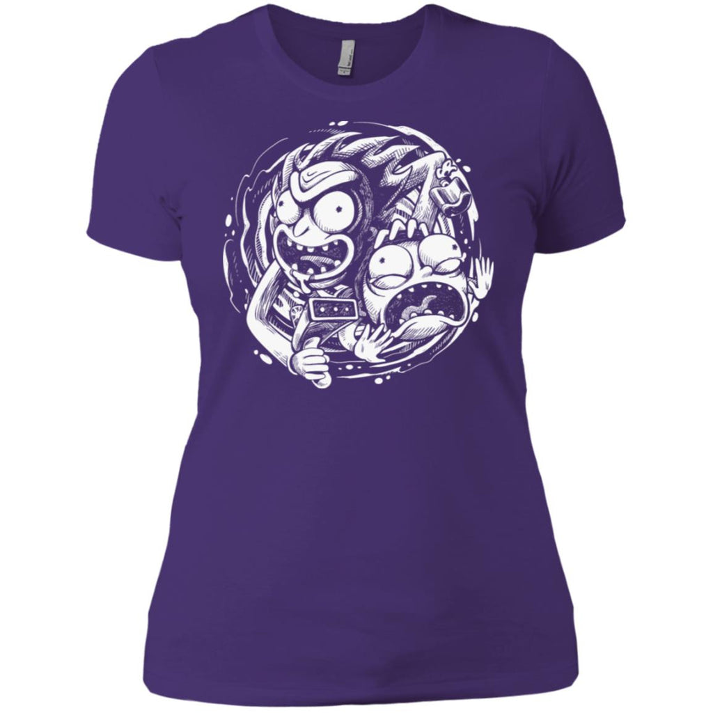Rick And Morty Time Warp Travels Women T-Shirt