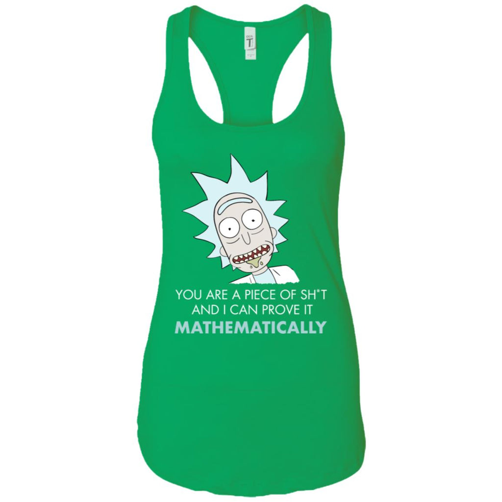 Rick And Morty Mathematical Proof Quote Women Tank