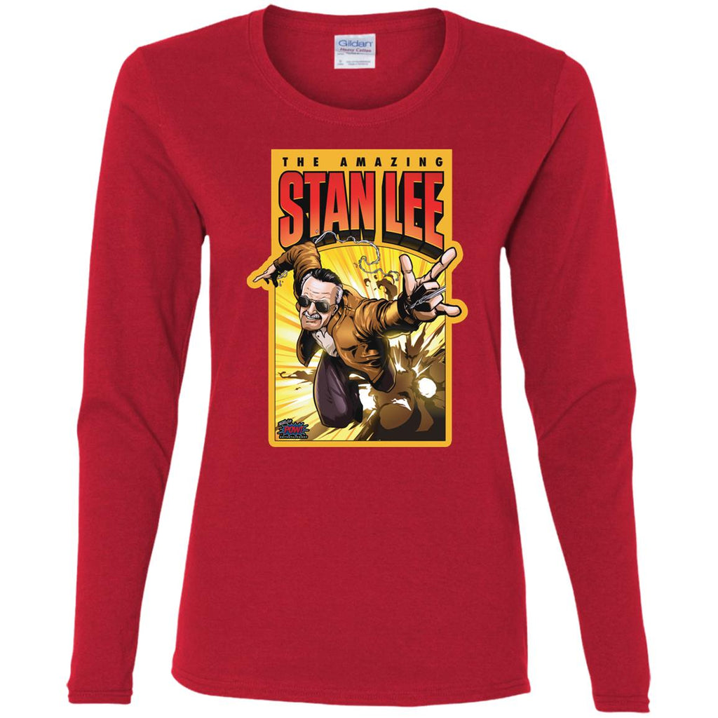 Pow - Entertainment's Amazing Stan Lee Women Long Sleeve Shirt
