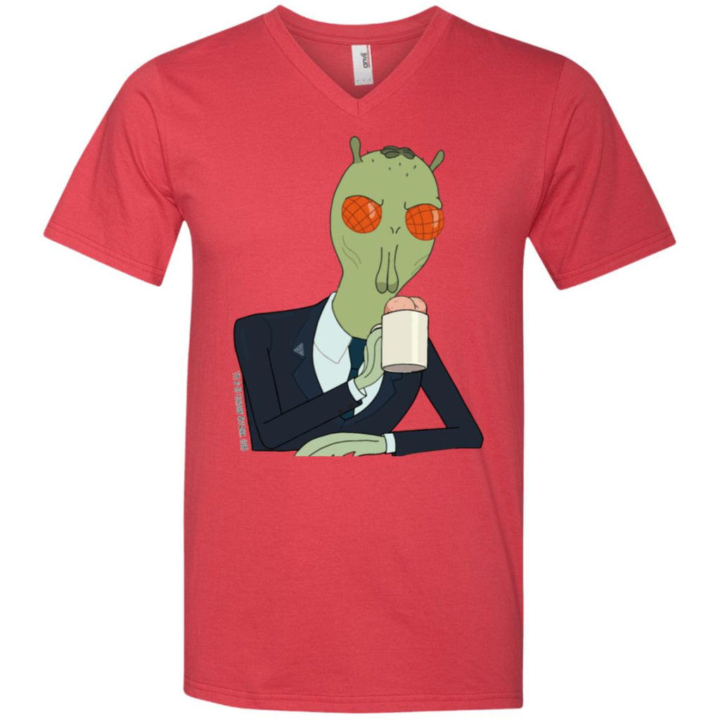 Rick And Morty Cornvelious Daniel Men V-Neck T-Shirt