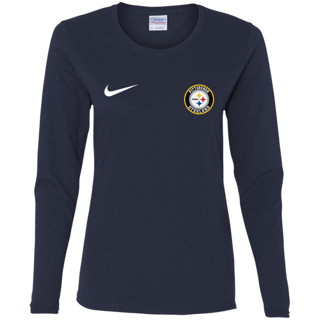 Nike Pittsburgh Steelers Nfl Football Women Long Sleeve Shirt